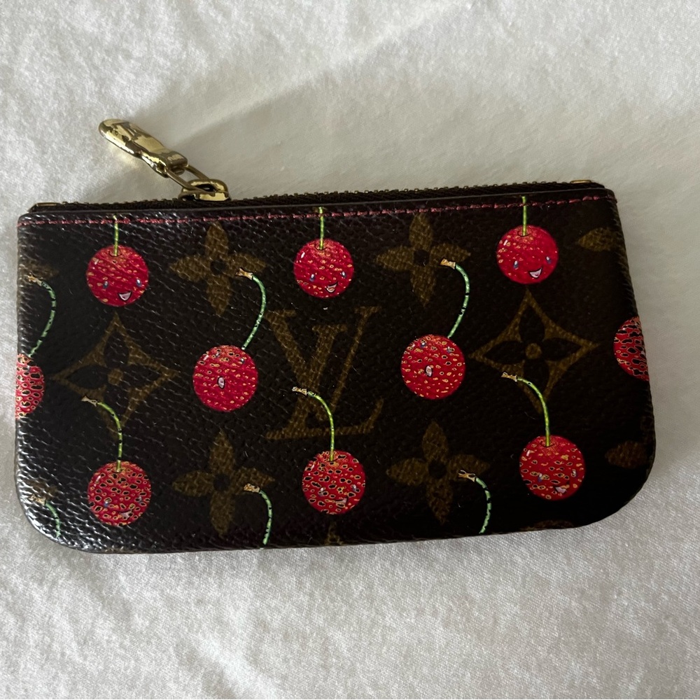 Louis Vuitton x takashi murakami cardholder cherry